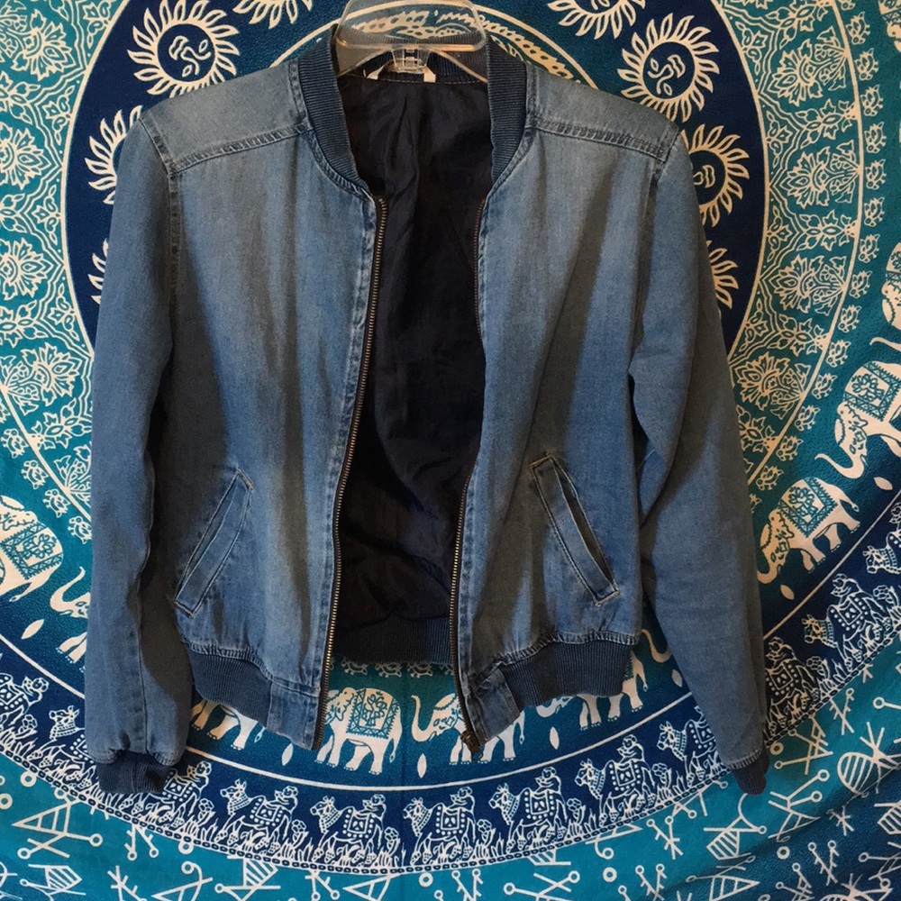Denim Bomber
